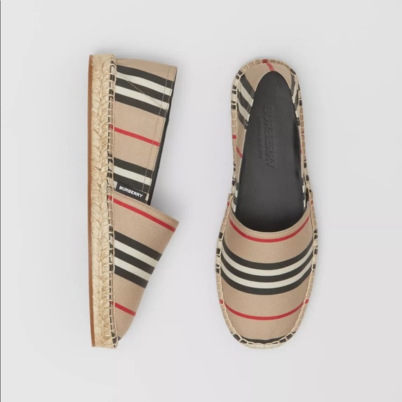 Burberry Alport Icon Stripe Espadrille Canvas - Picture 5 of 9